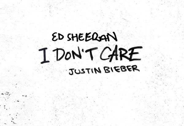 Ed Sheeran I Dont Care